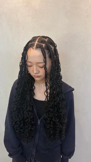 ロング ヘアアレンジ 水野 明羽のヘアスタイル