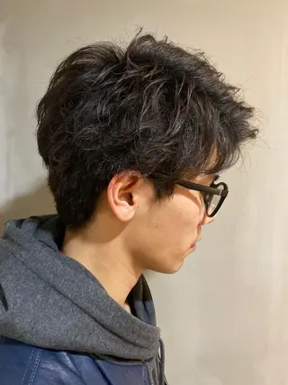ショート メンズ 寳泉 章弘のヘアスタイル