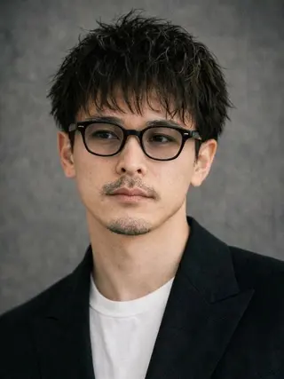 ミディアム メンズ メンズカット 宗像 快歩のヘアスタイル