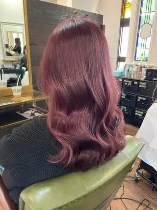 ロング 下林 雅明のヘアスタイル