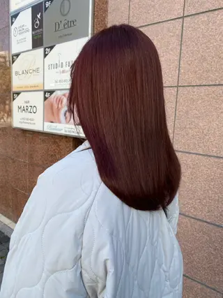 ミディアム カラー 柊 ルキのヘアスタイル