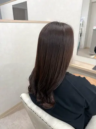 ロング カラー ヘアアレンジ 炭屋 波音のヘアスタイル