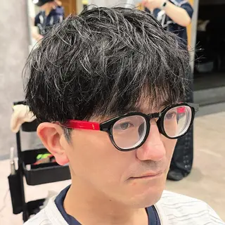 メンズ 似合わせパーマ🔥 メンズ美容師　レントのヘアスタイル