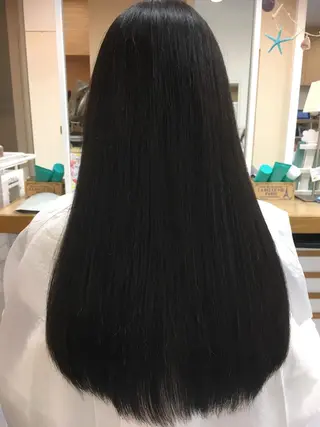 ロング カラー 髪質改善/縮毛矯正 /レイヤーカット岡部のヘアスタイル