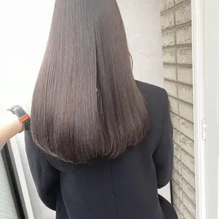 ロング ベージュ＊Spica 【ミルクティー】のヘアスタイル