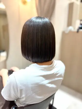 ミディアム カラー 菅原 渚のヘアスタイル