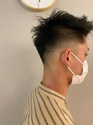 メンズ unopulir 景山 凌のヘアスタイル