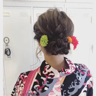 ヘアアレンジ 反橋 聖のヘアスタイル