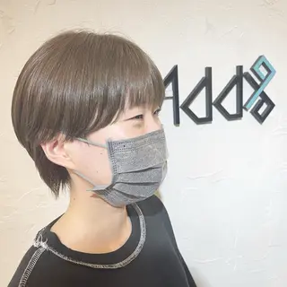 ショート カラー パーマ ヘアアレンジ Add9 柳田健登のヘアスタイル