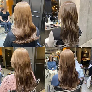 ロング カラー 透明感カラー🌿 グレージュ🐺陽介のヘアスタイル