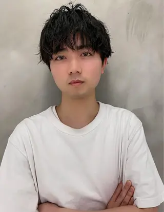 カラー メンズ ユ カのヘアスタイル