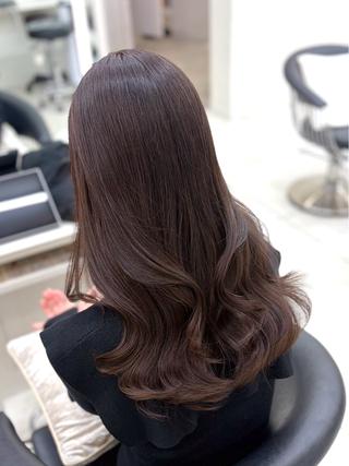 ロング うるツヤ縮毛矯正/ 銀座/Kazukiのヘアスタイル