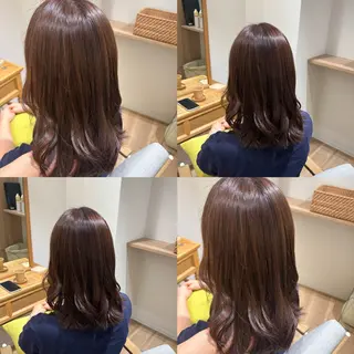 ミディアム カラー RINNO🌷透明感 カラー/髪質改善のヘアスタイル