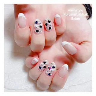 ミディアム ネイル 🐾enen style 🐾のネイルデザイン