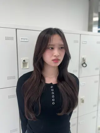 カラー noa🎀美髪縮毛/ 透明感カラーのヘアスタイル