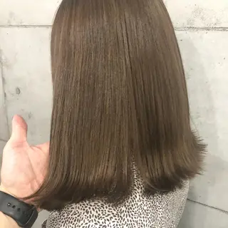 ミディアム カラー パーマ ヘアアレンジ メンズ キッズ ネイル マツエク・マツパ 艶髪育成サロン 京橋 shinのヘアスタイル