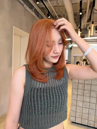 カラー ブリーチ特化🌻 ショート/akaneのヘアスタイル