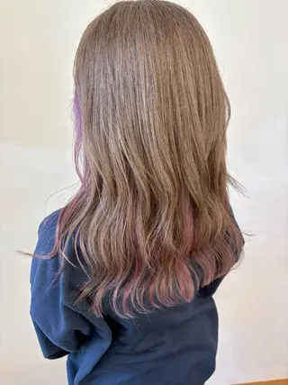 ロング カラー 村上 遼華のヘアスタイル