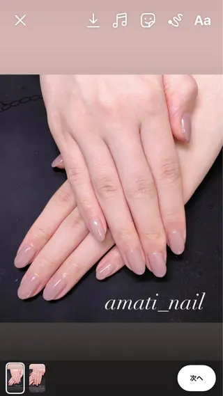 ネイル amati_nail TAKAKOのネイルデザイン