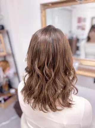 ミディアム ヘアアレンジ ⭐︎moe 【ヘアメイク🧸】のヘアスタイル