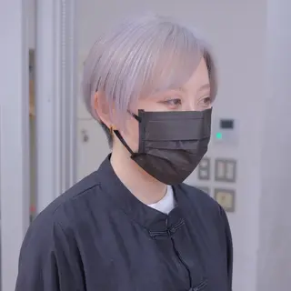 ショート カラー 【表参道】ショート/ ボブ/くせ毛カットのヘアスタイル