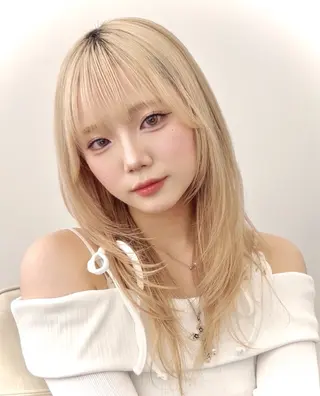 ロング 内海 美莱のヘアスタイル