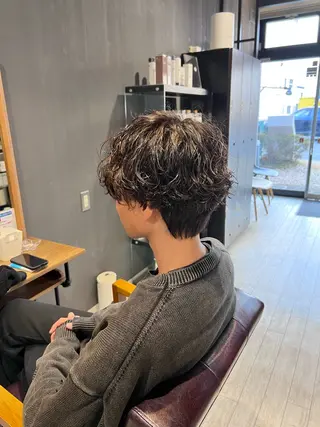 パーマ メンズ きづな/郡山駅前/ 美髪矯正/男女歓迎◎のヘアスタイル