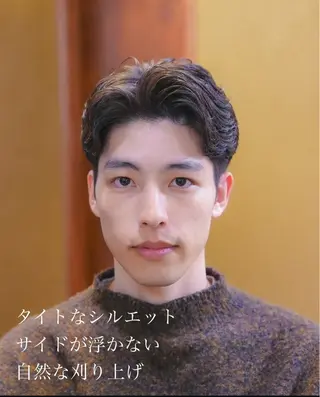 パーマ メンズ メンズショート タチカワユウキのヘアスタイル