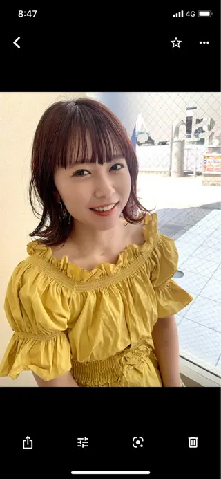 ミディアム 透明感ブラウンカラー 🫧レイヤー🩰好実のヘアスタイル
