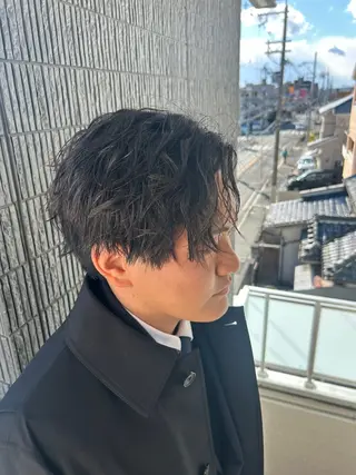 ショート メンズ 松岡 寛大郎のヘアスタイル