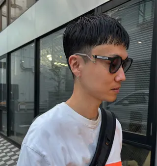 ショート メンズ 渋谷/原宿/メンズ/ コヤマトモヤのヘアスタイル