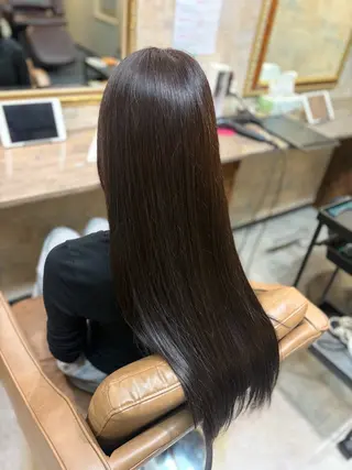 ロング カラー 前田 みのりのヘアスタイル