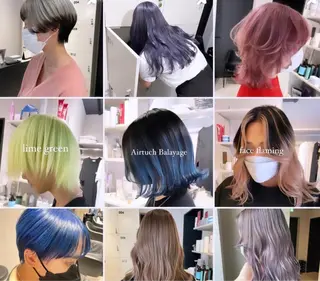 ショート カラー ブリーチ👩🦳/ ✂︎MANAMIのヘアスタイル