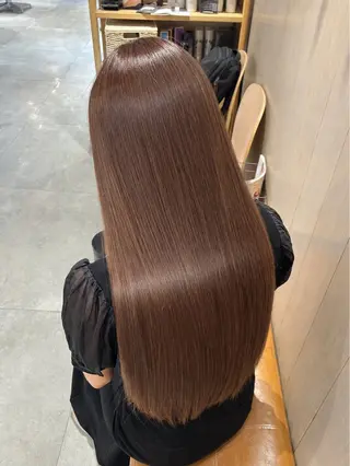 ロング カラー ブリーチなし艶髪 ベージュ🎀Rinaのヘアスタイル