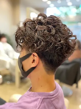 パーマ メンズ Hair&Cafe Matty’sのヘアスタイル
