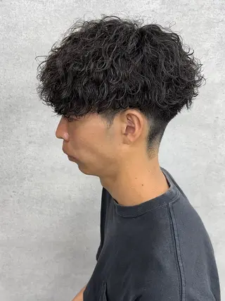 パーマ ヘアアレンジ メンズ 【公式】メンズ専門 🔥BLUCK渋谷店のヘアスタイル