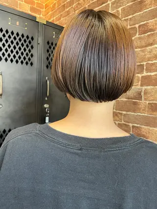 ショート カラー パーマ ヘアアレンジ メンズ キッズ ネイル マツエク・マツパ アイブロウ 久木原 ゆりのヘアスタイル