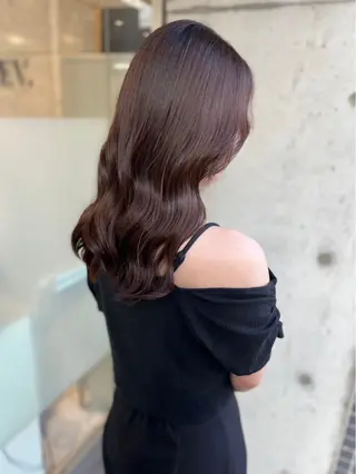 セミロング 榎本 雪来のヘアスタイル
