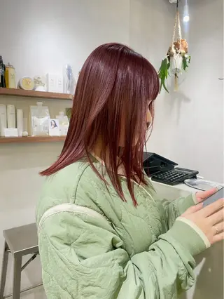 ミディアム 中山 大暉のヘアスタイル