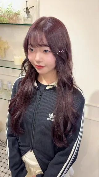 ロング カラー Konomura Neneのヘアスタイル