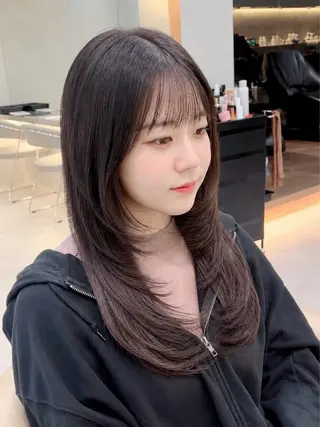 セミロング 久米 春輝のヘアスタイル