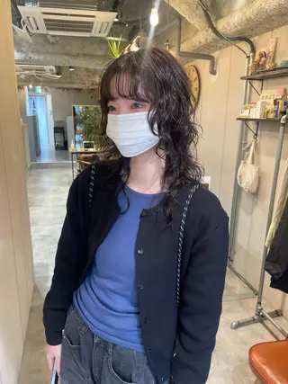 セミロング 透明感カラー 🦋AYAのヘアスタイル