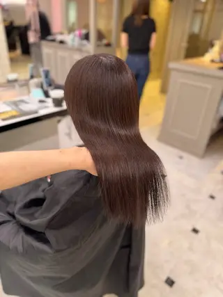 セミロング ♥️韓国風透明感 暖色misa♥️のヘアスタイル