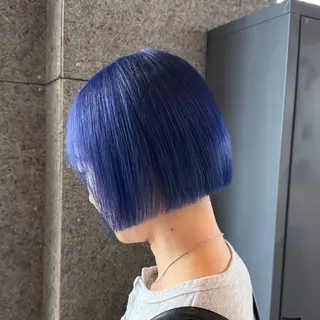 カラー 艶髪ハイトーン× ボブ🥣アイネのヘアスタイル