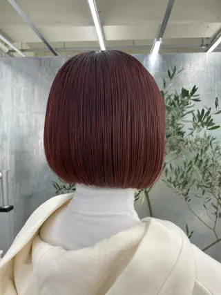 ショート 暖色🎀ゆるふわ☁️ MOERI 🍒のヘアスタイル