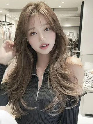 セミロング FOCUS JAPAN3のヘアスタイル