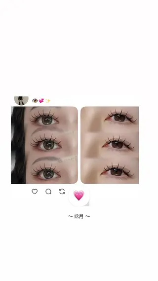 マツエク・マツパ MOE_ eyelashのマツエク・マツパデザイン