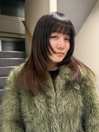 セミロング カラーモデル募集中 Rei🐈⬛/大宮のヘアスタイル