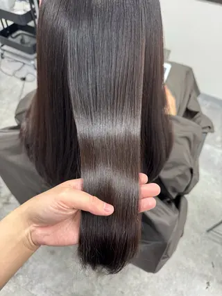 セミロング 髪質改善メニュー 長井 美佐子のヘアスタイル