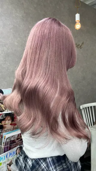 ロング 中道 晶のヘアスタイル